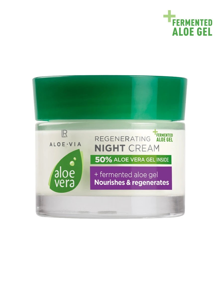 LR Aloe Vera Regenerating Night Cream 50ml Tiegel – Nachtpflege mit fermentierter Aloe