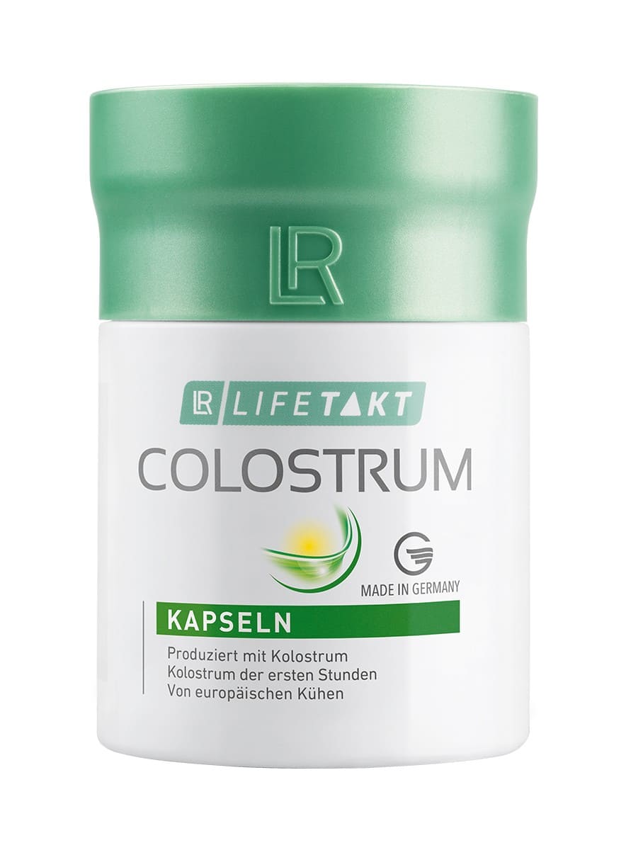 LR LIFETAKT Colostrum Kapseln Dose 60 Stück – Nahrungsergänzung mit Erstmilch-Pulver