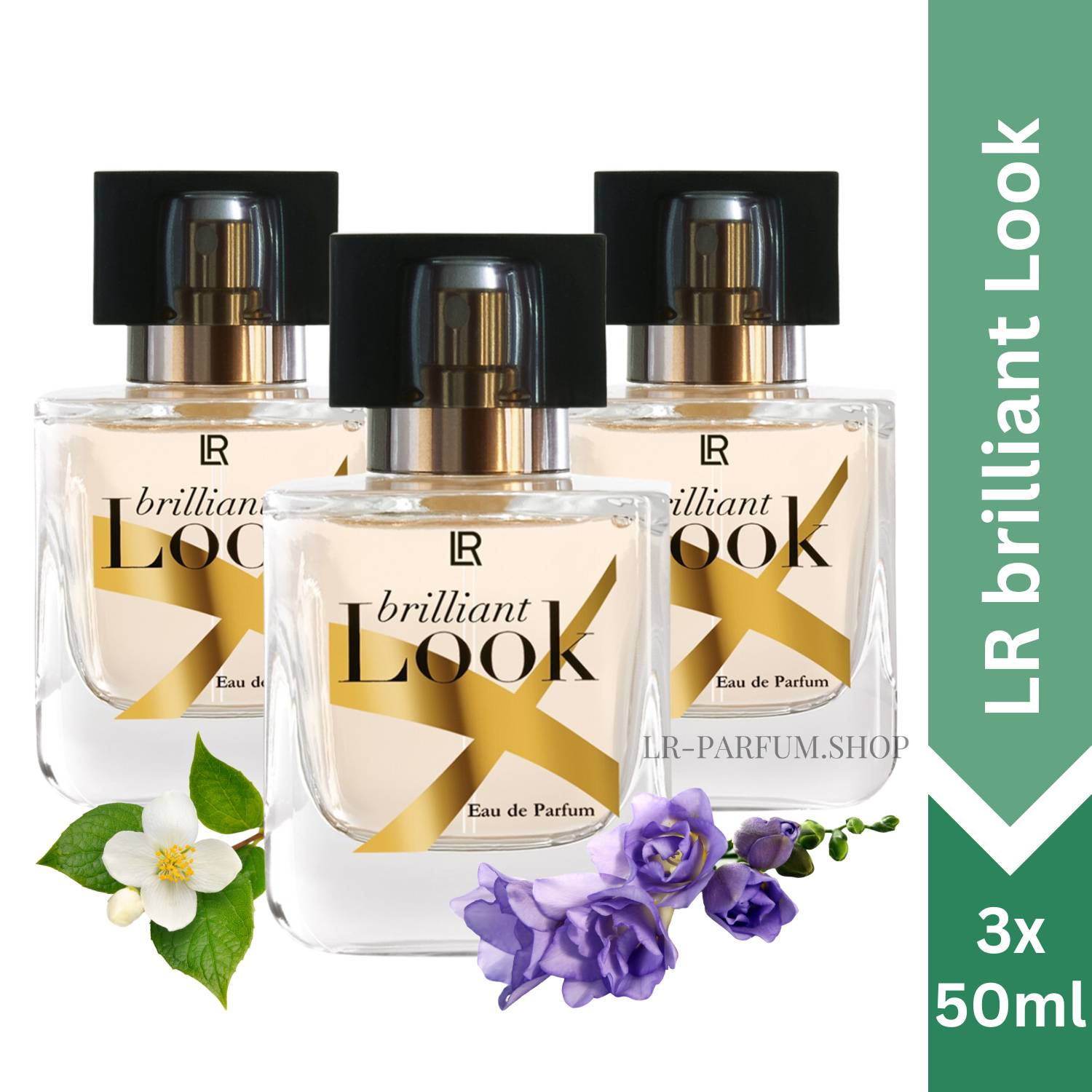 LR Brilliant Look - Eau de Parfum 50ml, 3er Pack (3x50ml) - LR-Parfum.shop