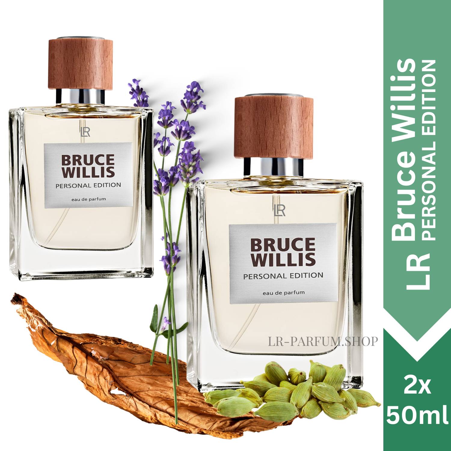 LR Bruce Willis Personal Edition - Eau de Parfum, 2er Pack (2x 50ml) - LR-Parfum.shop
