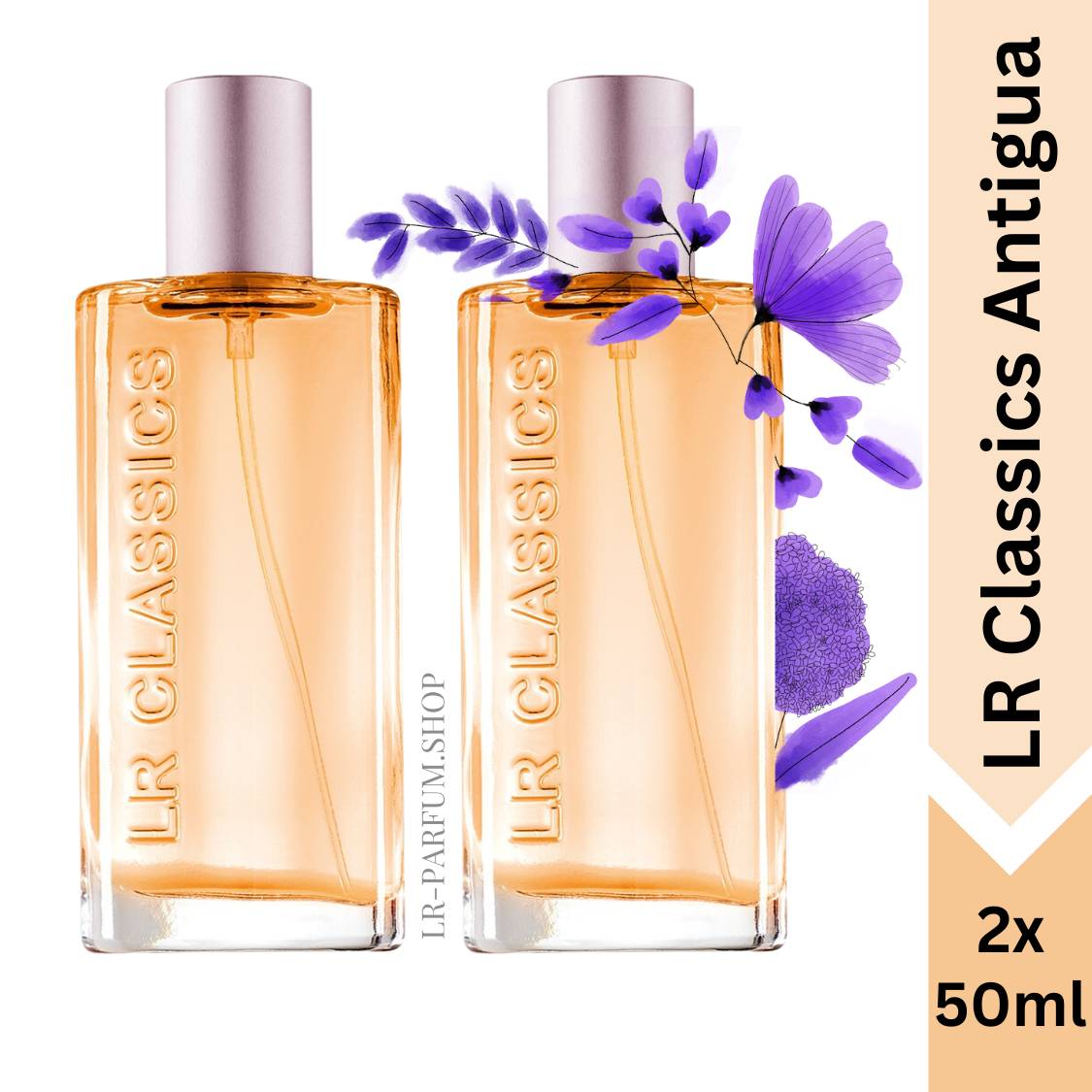 LR Classics Antigua - Eau de Parfum, 2er Pack (2x50ml) - LR-Parfum.shop