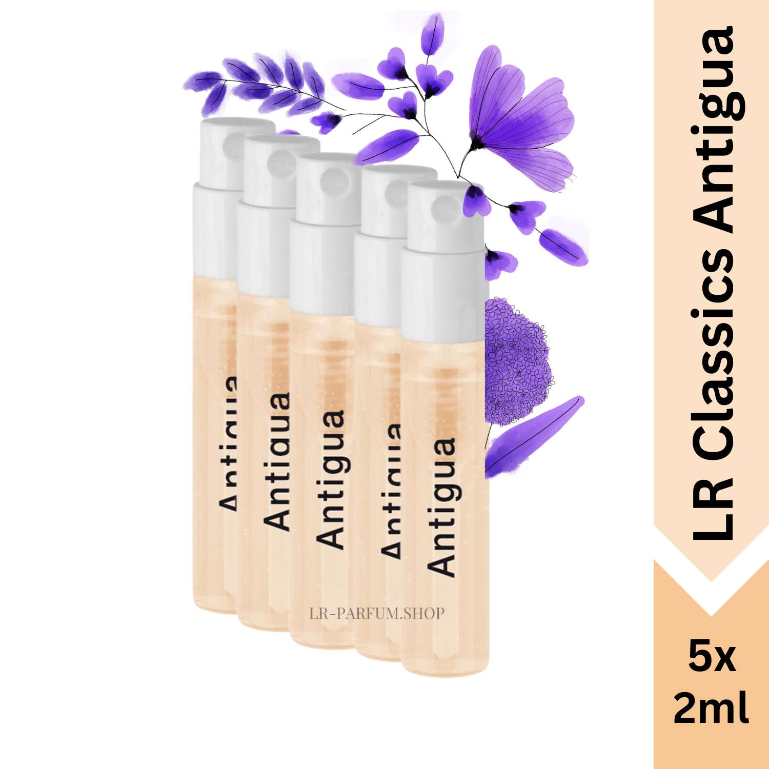 LR Classics ANTIGUA, Mini Vapo 5er-Pack (5x2ml) - LR-Parfum.shop