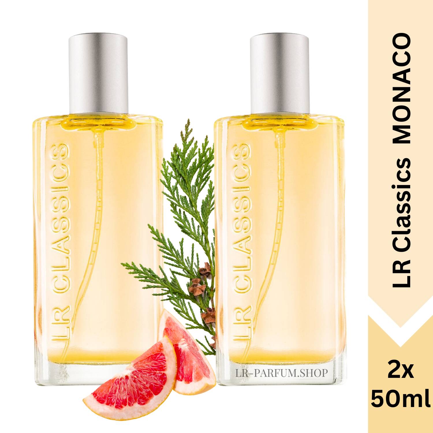 LR Classics Monaco - Eau de Parfum, 2er Pack (2x50ml) - LR-Parfum.shop