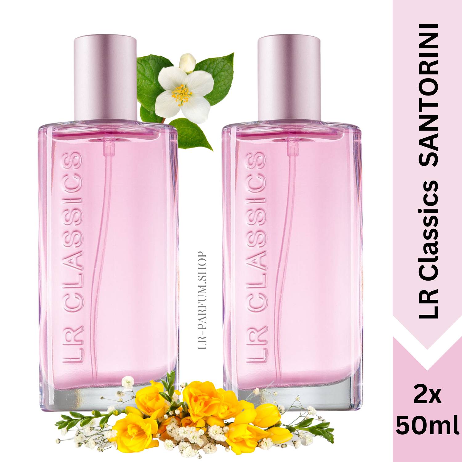 LR Classics Santorini - Eau de Parfum, 2er Pack (2x50ml) - LR-Parfum.shop