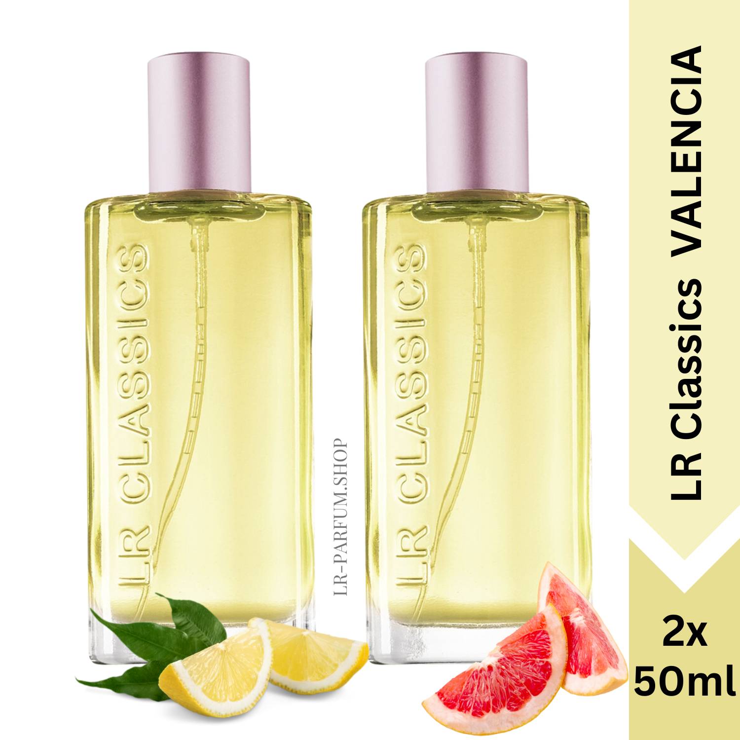 LR Classics Valencia - Eau de Parfum, 2er Pack (2x50ml) - LR-Parfum.shop