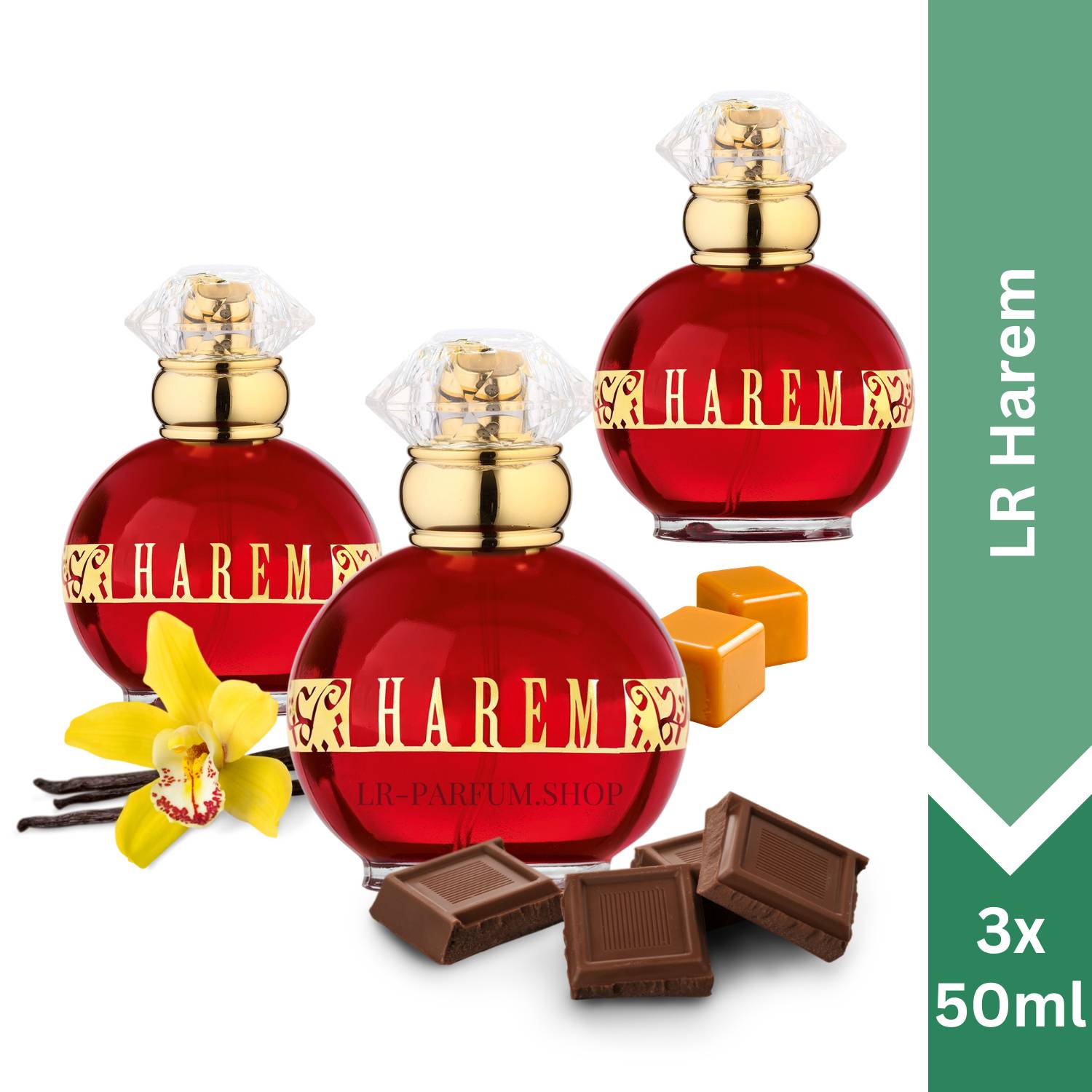 LR Harem - Eau de Parfum, 3er Pack (3x50ml) - LR-Parfum.shop
