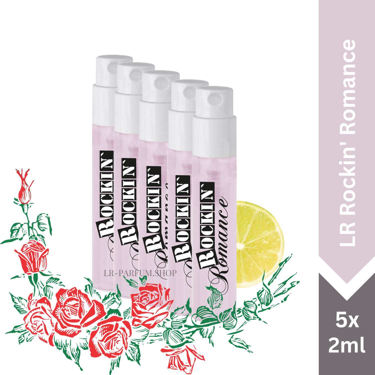 LR Rockin` Romance, Mini Vapo 5er-Pack (5x2ml) - LR-Parfum.shop