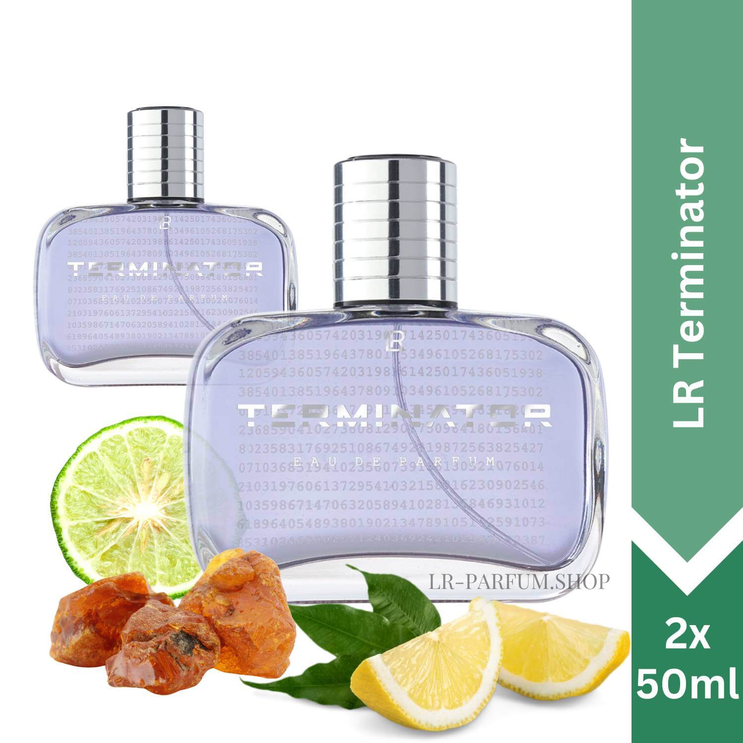 LR Terminator - Eau de Parfum, 2er Pack (2x50ml) - LR-Parfum.shop