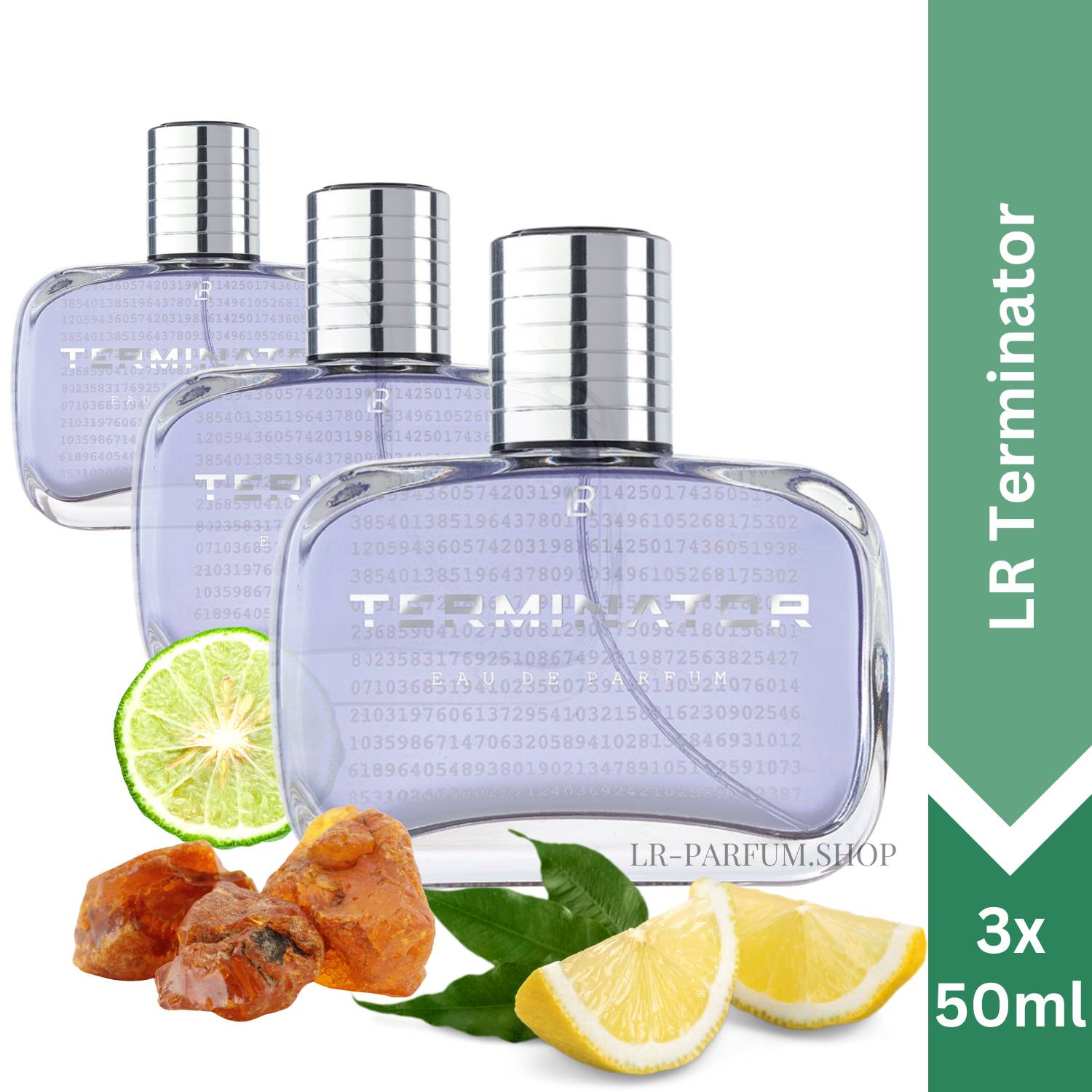 LR Terminator - Eau de Parfum, 3er Pack (3x50ml) - LR-Parfum.shop