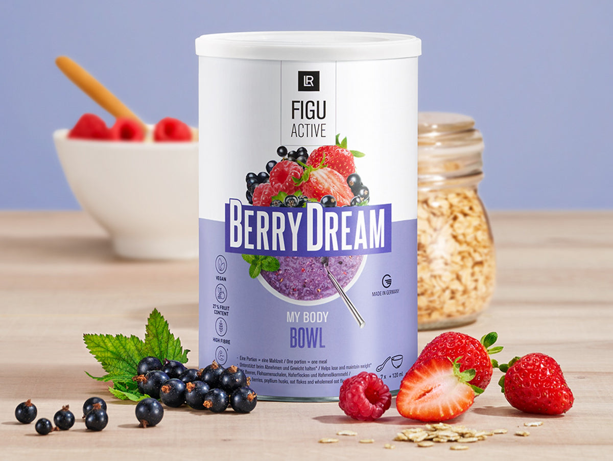 LR Figuactiv Berry Dream Bowl – vegane Mahlzeitenersatz‑Bowl mit Beeren‑Geschmack