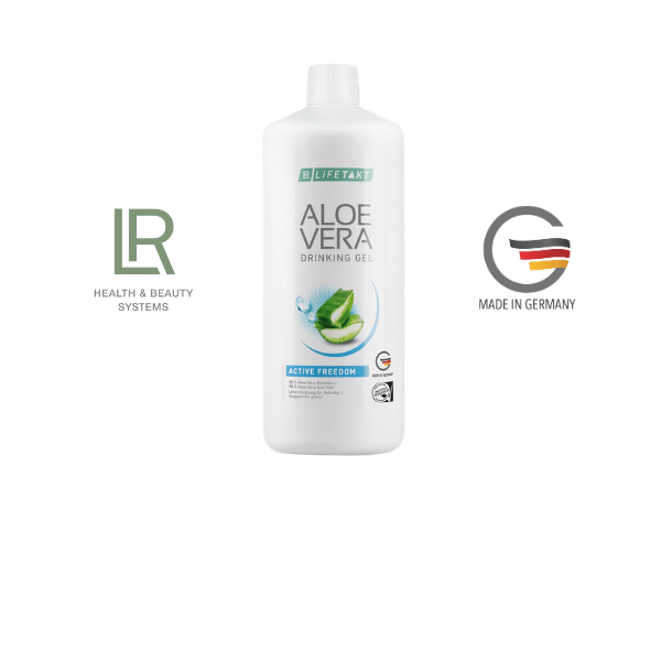 LR Aloe Vera Drinking Gel Active Freedom – 1.000 ml Aloe Vera Trinkgel mit Kollagen, Glucosamin, Chondroitin und Vitamin C