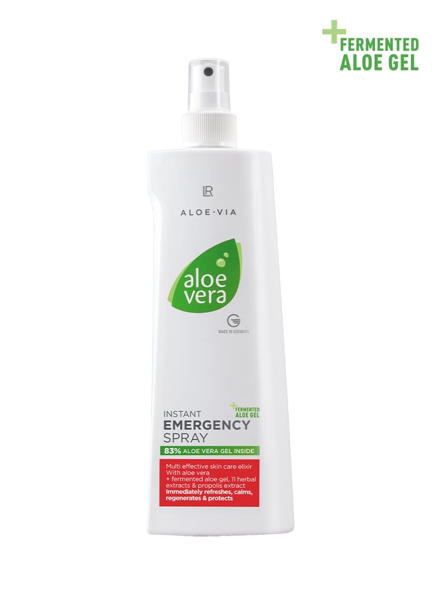 LR Aloe Vera Instant Emergency Spray 400ml Flasche mit 12 Kräuteressenzen