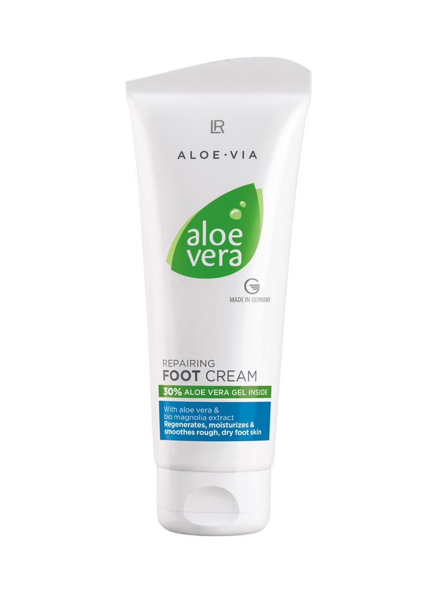 LR Aloe Vera Reparierende Fußpflege 100ml Creme mit 30% Aloe Vera und Bio-Magnolie