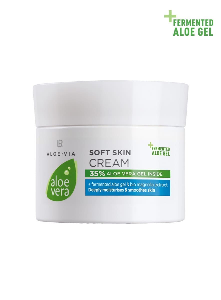LR Aloe Vera Soft Skin Cream Zarte Hautcreme 100ml mit 35% Aloe Vera und Magnolien-Extrakt