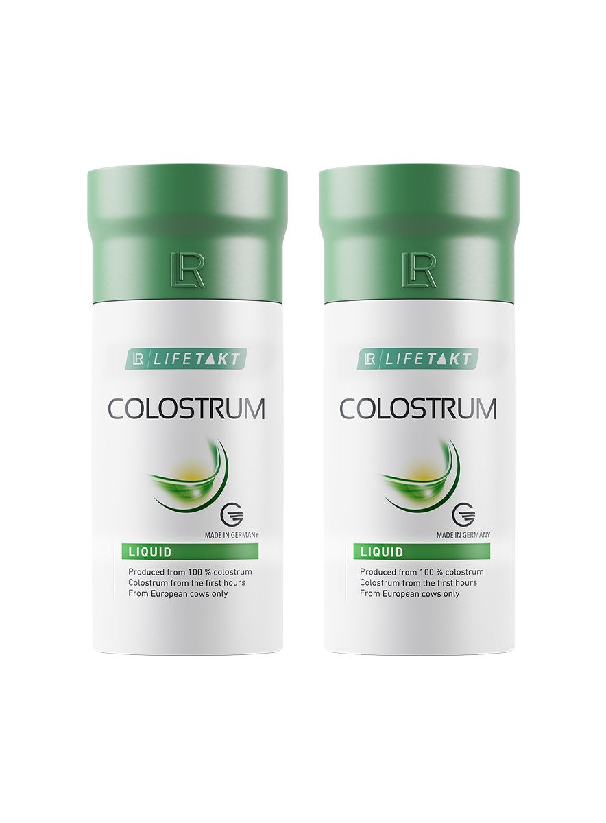 LR LIFETAKT Colostrum Liquid 2er-Set – Zwei Flaschen flüssiges Colostrum für eine Monatskur