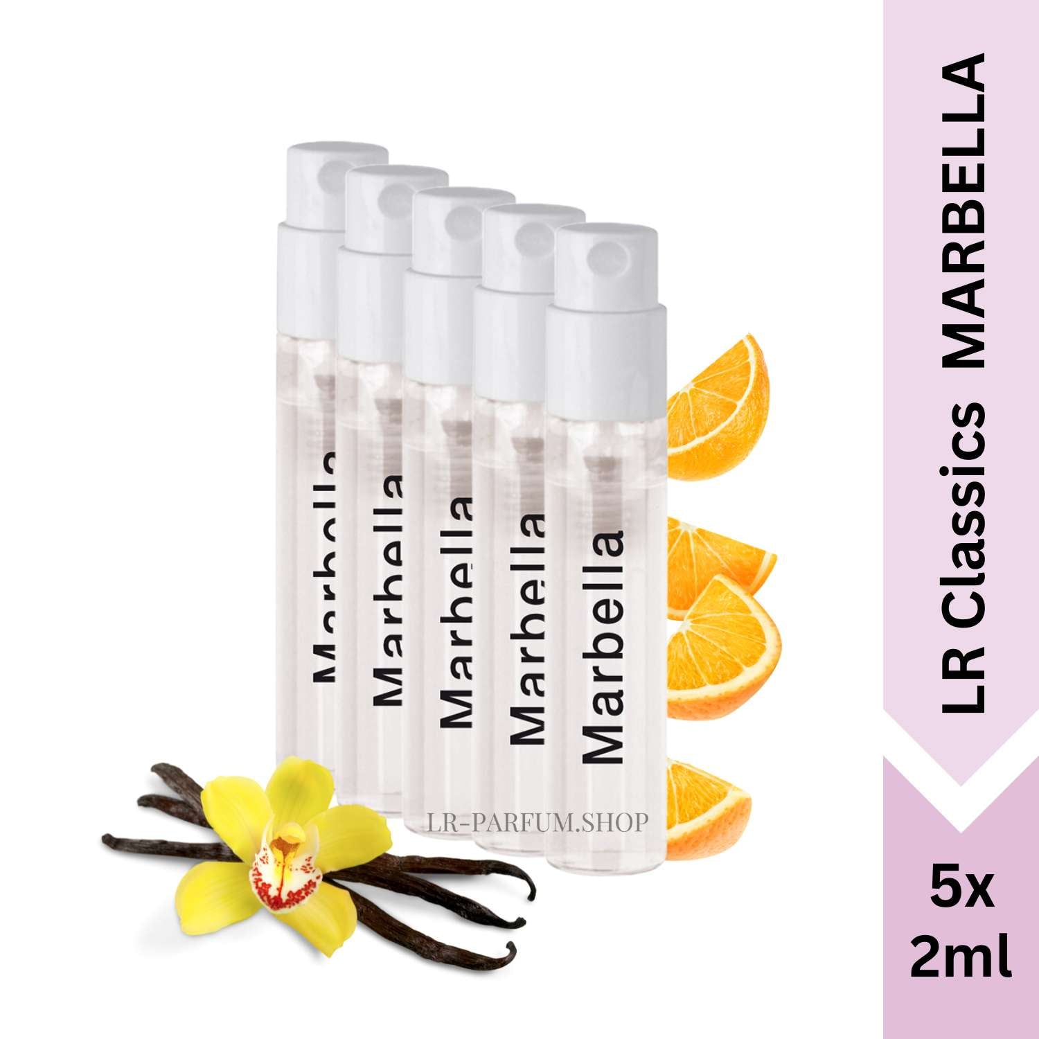 LR Classics MARBELLA, Mini Vapo 5er-Pack (5x2ml) - LR-Parfum.shop