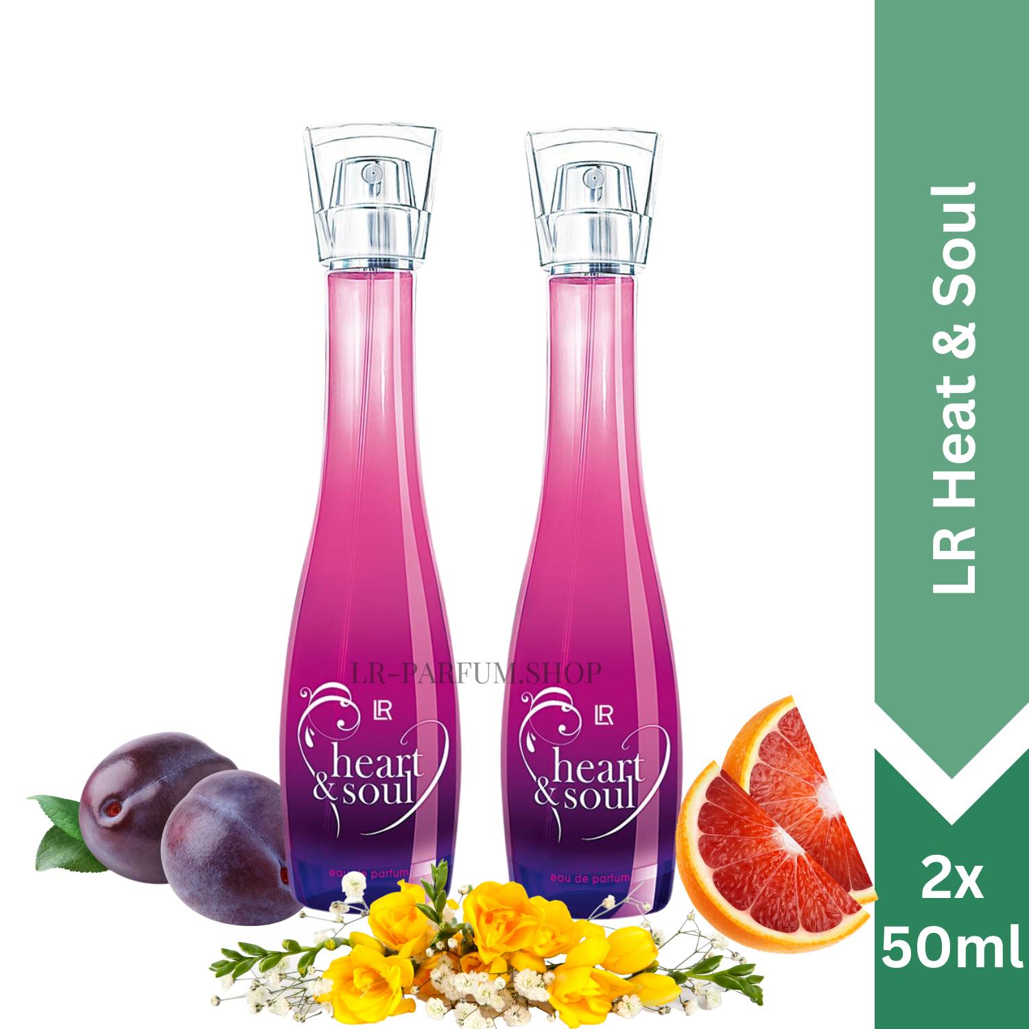 LR Heart & Soul - Eau de Parfum, 2er Pack (2x50ml) - LR-Parfum.shop