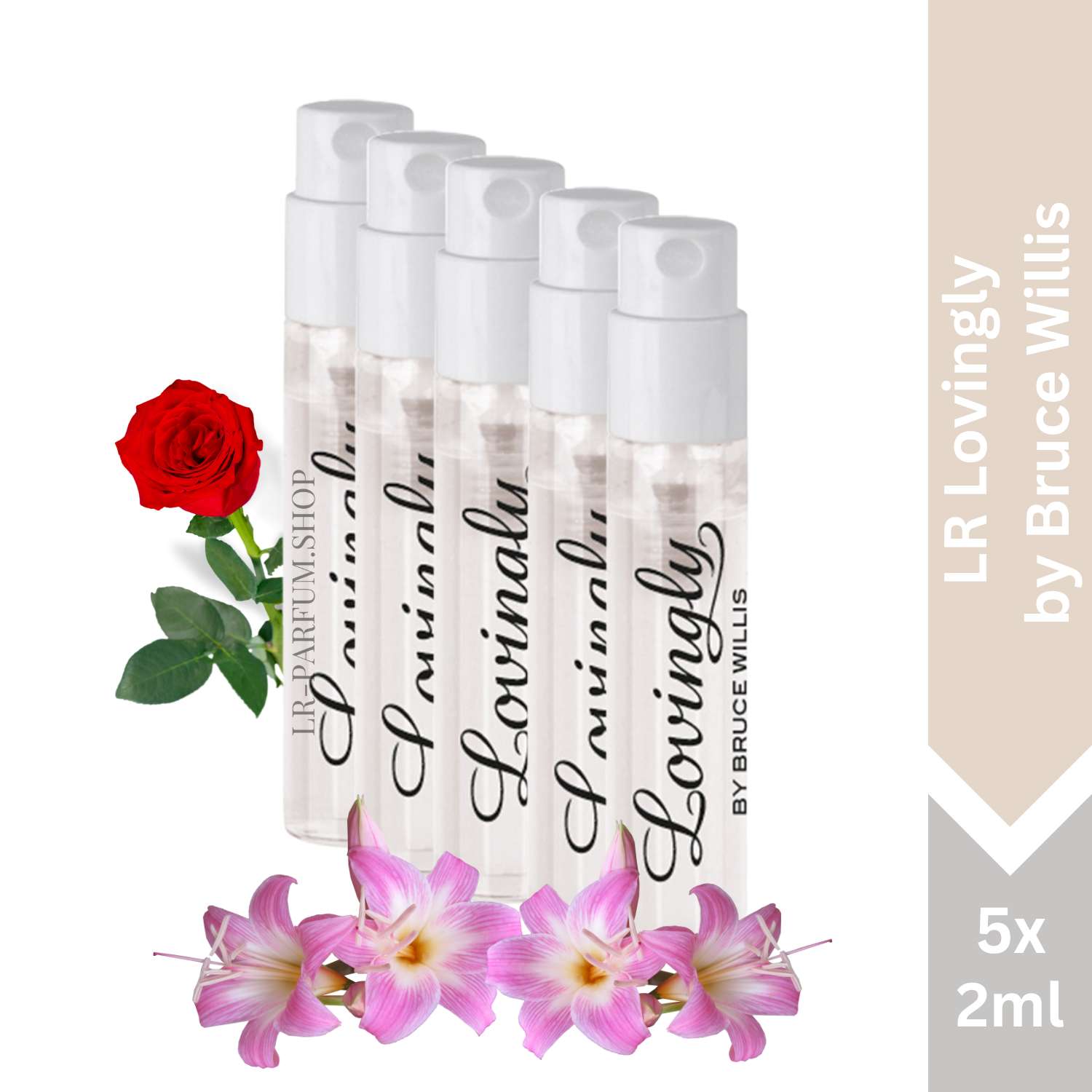 LR Lovingly by Bruce Willis, Mini Vapo 5er-Pack (5x2ml) - LR-Parfum.shop