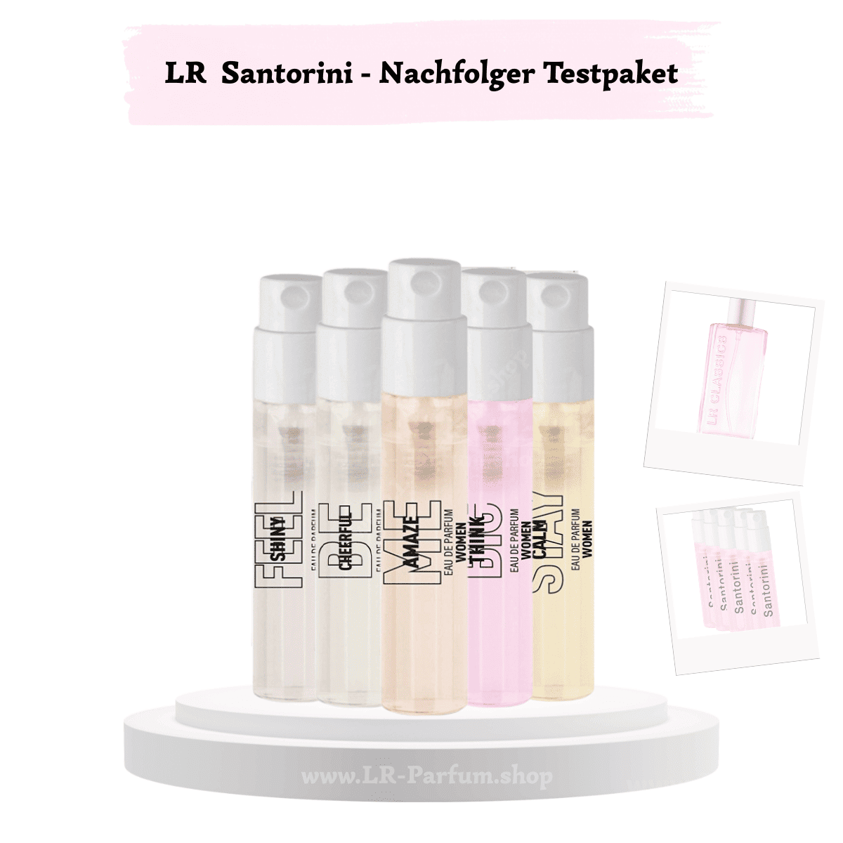 LR Classics Santorini Nachfolger Testpaket – 5x2ml